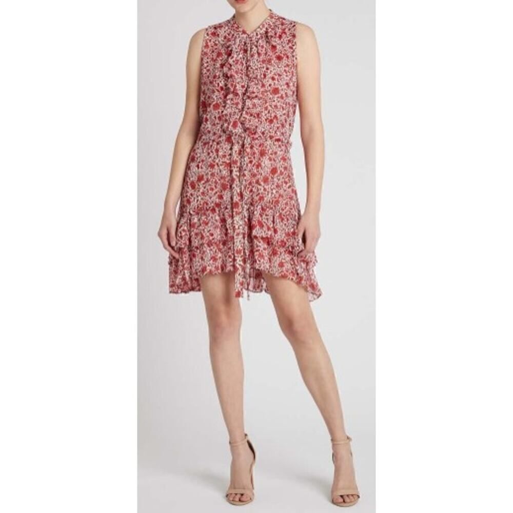 MISA Los Angeles Eba Mini Dress in Red Sz. S